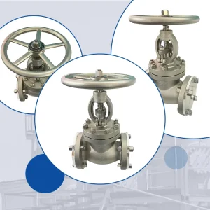 DN150 PN16 Titanium Globe Valve Gr1 Gr2 in Chemical Industry