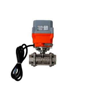 DN20 3 4” Hard Sealing Ceramic Core Stainless Steel Pneumatic Ball Valve