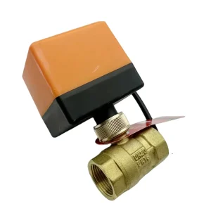 DN20 Threaded 2 Way Electric Ball Valve Normally Closed Auto Reset 3 Wire Dual Control Valve