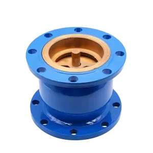 DN200 Ductile Iron Flanged Silent Check Valve Blue PN16 with Spring Fire Service Use