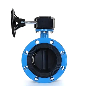 DN200 Ductile Iron Wafer Butterfly Valve with Lever PN16 for Water System