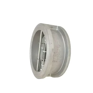DN200 SS304 Manual EPDM Sealing Valve Body Disc Seat Spring Pressure Wafer Lift Check Valve