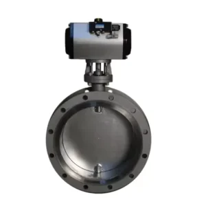 DN200 SS304 Manual Pneumatic 16 bar Ventilation Flanged Butterfly Valve for Water and Dust Collection Systems