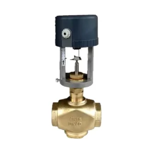 DN25 24v Linear Actuator Zone Valve Water Electric 2 Way Control Valve