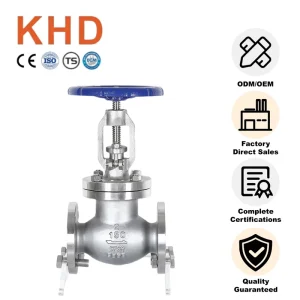 DN25 2in Manual Motorized Globe Valve ASTM A351 CF8M for Nuclear Power Plant