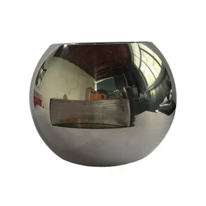 DN25 304 Floating Straight Through Valve Ball for Water Thread Connection