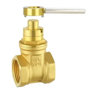 DN25 Industrial Gate Valve Forged Brass Body for High Pressure Fluid Control and Large Scale Water Pipe Systems