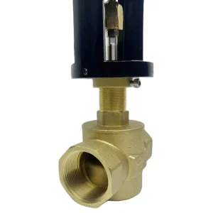DN40 Brass Internal Thread PI Modulating Valve Proportional Integral 2 Way Electric Control Valve for Water Plant Pipeline