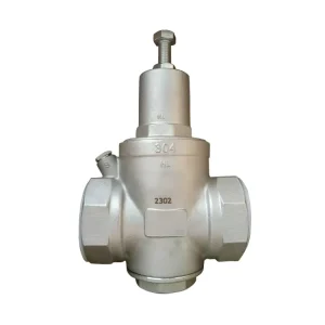 DN40 PN16 SS304 Stainless Steel Female Thread Water Pressure Reducing Valve