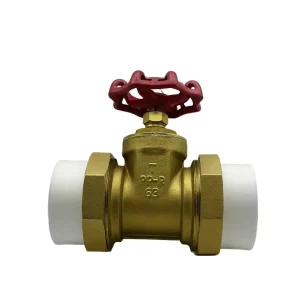 DN40 PPR Gate Valve with Full Brass Body Water On off Valve for Water Meter Applications and Various Pipelines