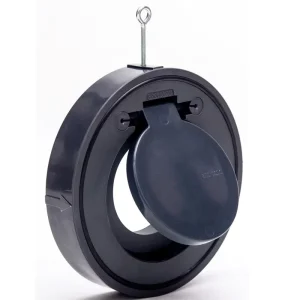 DN400/16 Inch UPVC Wafer Type Check Valve PVC Vertical Swing Non Return Check Valve for Water Manual Power