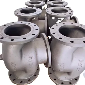 DN50 2 3 Way Cast Iron Flanged Valve Body PN16 Proportional Control Valve Used in Conjunction with Actuators