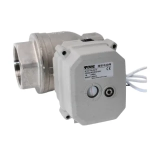 DN50 2 Inch Motorized Valve Actuator 24V Electric Ball Valve Stainless Steel High Temperature Drinking Water