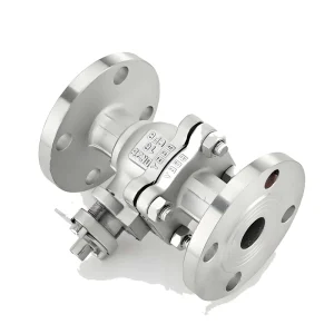 DN50 2 Inch PN16 Flanged Ball Valve 1.6MPa Ductile Iron GGG50 2 Piece Floating Ball Valve