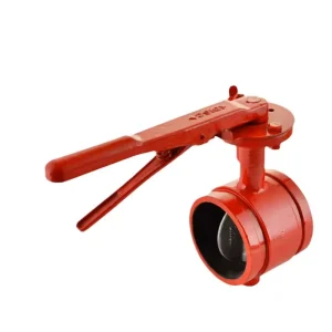 DN50-200 Groove Butterfly Valve With Handwheel Fire Fighting Equipment Accessory Manufacturer Direct Supply