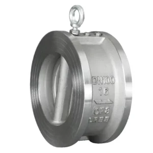 DN50-600 Pn6/25/40 Stainless Steel/Ductile Iron Butterfly Check Valve with Wafer Connection