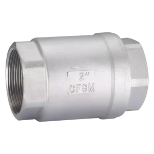 DN50 Air Compressor PN 1.6-6.4Mpa Stainless Steel Screw End Vertical Type Water Pipe Fitting Check Valve