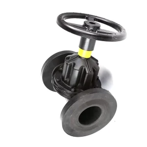 DN50 Both Side Flange Manual Saunders Kb Type Diaphragm Valves