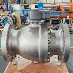 DN50 DN100 Stainless Steel Ball Valve ASME B16.34 Metal Seated Valve RTJ Flange OEM Industrial