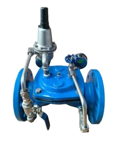 DN50 Ductile Iron Body pilot Control Pressure Reducing Valve for Water Treatment Use