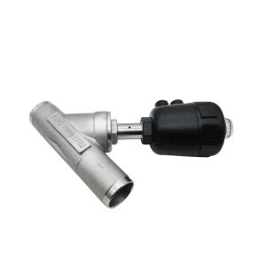 DN50 SS316L SS304 Sanitary Grade Stainless Steel Welded End Hygienic Hygiene Sanitation Angle Seat Valves with Plastic Head