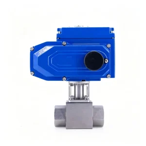 DN50 Threaded High Pressure Stainless Steel Electric Ball Valve High Temperature CNG Natural Gas Pipeline Medium