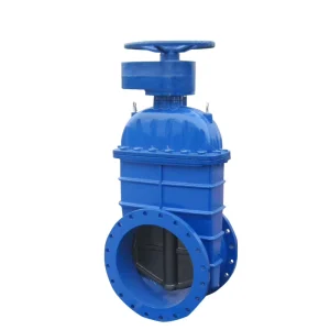 DN600 24 Inch PN16 Ductile Iron Flange Gate Valve Large Diameter Resilient Seated Sluice Valve for Water Infrastructure