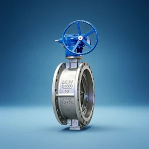DN600 Manual Large Diameter Hard Seal Stainless Steel Butterfly Valve for Industrial Water High Temperature Pipeline
