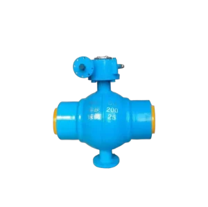 DN80-DN300 Stainless Steel Fully Welded Floating Ball Valve OEM Available Water Steam Gas Manual Electric Operation 1.6-2.5Mpa