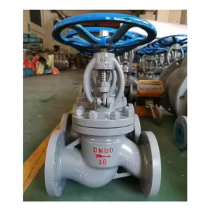 DN85 DN100 DN125 Carbon Steel Flanged Globe Stop Valve for Water, Gas and Oil
