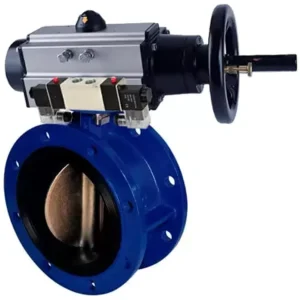 DNOVA Butterfly Valve Carbon Steel Flanged Manual WBV1331E 2W F H flanged body c