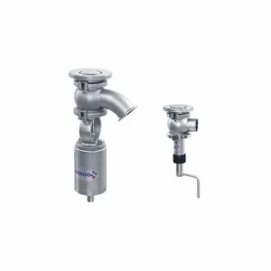 DONJOY Sanitary Pneumatic Elbow tank Bottom Valve with Inside outside Open Discharge tank Bottom Valves