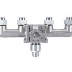DQS25A DN25 ODM Cryogenic 5 Ways Ball Valves Diverter Valves for LNG Bulk Tank