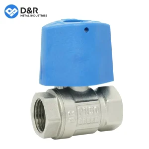 D&R Factory Price Copper Lockable Ball Valve (DN15 1 2″) Chrome plated Brass Body Internal Thread Magnetic Lock Plastic Handle