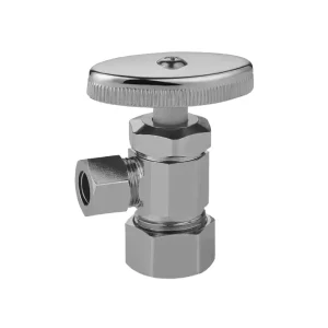 DT DT04514 Manufacturer Forged Brass 1 2 * 3 8 Angle Valve Electroplated Chrome Plated for Water Card Sleeve