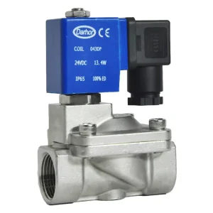 Darhor 16bar Pilot Operated Normally Open Stainless Steel Brass Solenoid Valve Water 220VAC 24VDC