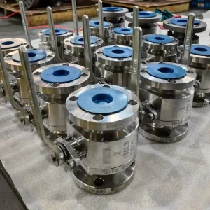 Desalination Plant Stainless Steel Ball Valve CF8M Valve WCB ASME B16.34 Metal Seated Valve Oil and Gas Pipeline Waterworks