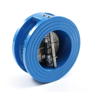 Di Double Plate Disc Check Valve Ductile Iron Material Wafer Type Non-Return Valve for Water Media