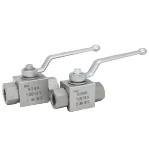 Direct Factory Supply KHB Hydraulic Globe Valve G3/8-inch Two-Way Custom OEM Supported