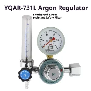 Direct Sales Manufacturer Brass Instrument Oxygen Acetylene Nitrogen Carbon Dioxide Pressure Reducing Valve Heated
