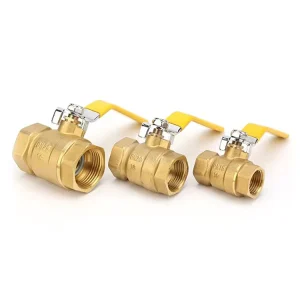 Direct Supply Two piece Stainless Steel Brass Ball Valve with Internal Thread 1 1 2inch Brass Ball Valve