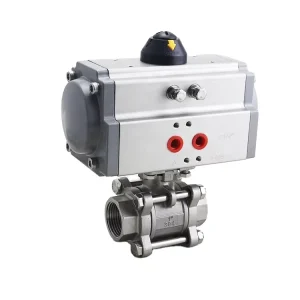 Double-Acting Pneumatic Rotary Air Actuator for Butterfly and Ball Valves with Spring Return