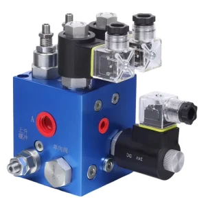 Double Action Pressure Control Hydraulic Manifold Block with 250 Bar & 40L min Flow for Cargo Elevator