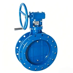 Double Eccentric Butterfly Valve Manual Ductile Iron Soft Seal Telescopic Type OEM Available Water Supply Drainage