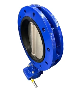 Double Flange Butterfly Valve PN10/16 DN250 (10-inch) Ductile Iron Manual Water Normal Temperature