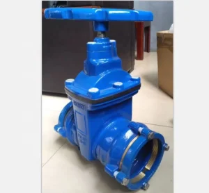 Double Socket End Resilient Seat Gate Valve for HDPE Pipe