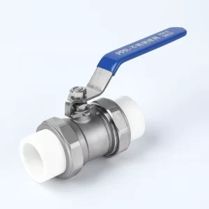 Double Union Ball Valve Stainless Steel 304 Hot Melt Welding Stop Valve for Tap Water