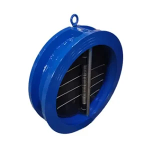 Double plate Ductile Iron General purpose Vertical Disc Butt clamp Dn50 Butterfly Flap Type Check Valve