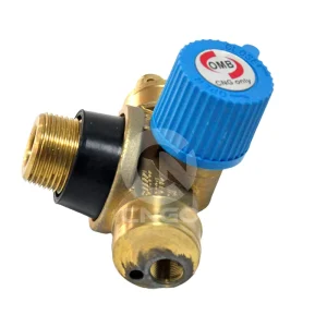 Dual Inflation Modes Gas Cylinder Valve One-Way and Two-Way Design Compact Angled Body for Vehicle Mounting ODM Available