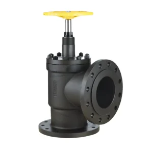 Ductile Cast Iron Flanged Angle Globe Valve for Ammonia Refrigeration